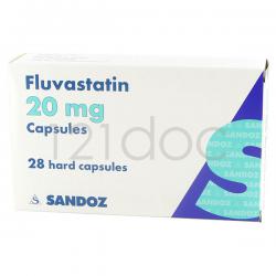 Fluvastatin 20mg x 84